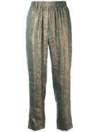 Forte Forte High-waisted Trousers - Green