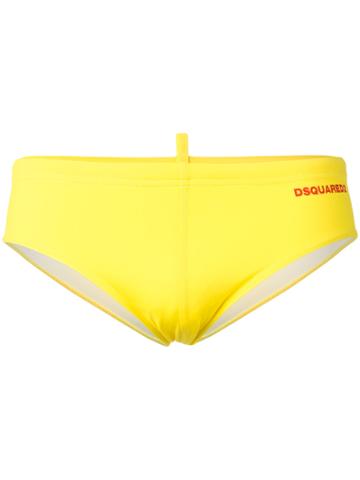 Dsquared2 L.a. Beach Swim Slips - Yellow & Orange