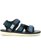 Suicoke Metallic Effect Sandals - Blue