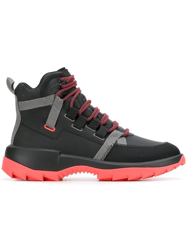 Camper Lab Contrast Sole Boots - Black