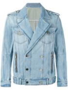 Balmain - Double-breasted Denim Jacket - Men - Cotton - 50, Blue, Cotton