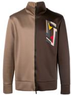 Fendi Reversible Two-tone Zip-up Sweatshirt - Brown