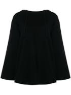 Juun.j Slouched Hooded Sweater - Black