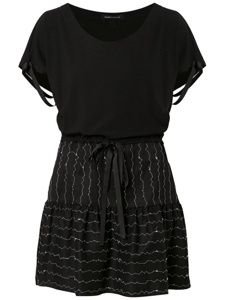 Gloria Coelho Short Flared Dress - Black