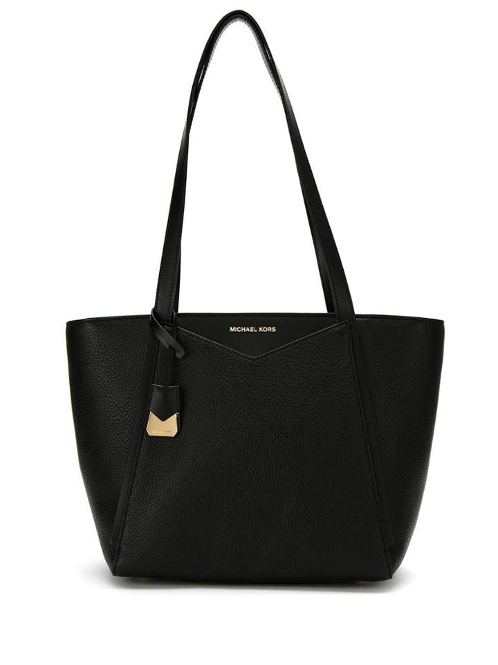 Michael Michael Kors Small Whitney Pebbled Tote Bag - Black