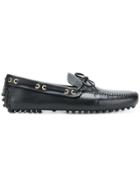 Car Shoe Slip-on Driving Loafers - Black