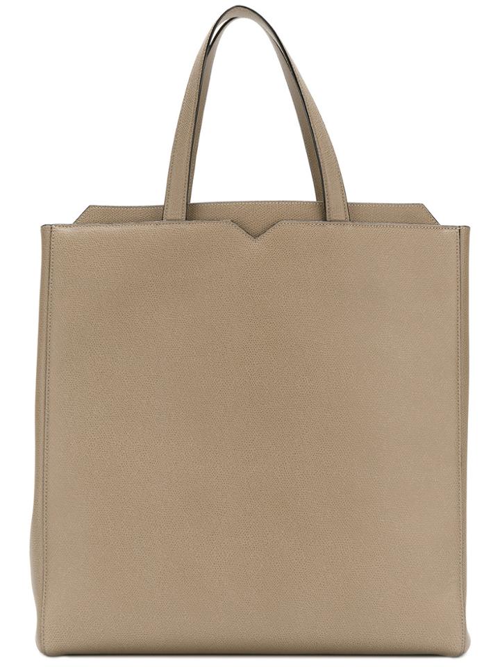 Valextra Classic Tote - Nude & Neutrals