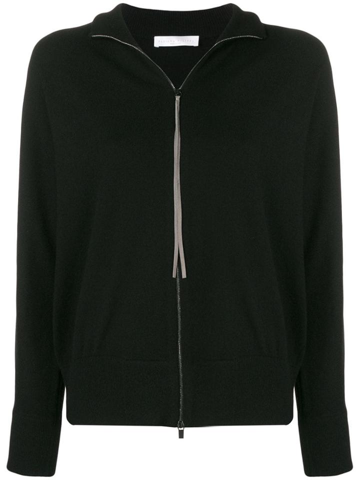 Fabiana Filippi Zipped Fitted Jumper - Black
