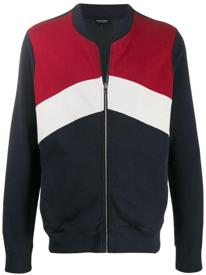 Ron Dorff Zipped Tennis Jacket - Blue