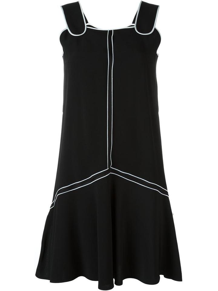Victoria Victoria Beckham Crepe Drop-waist Dress