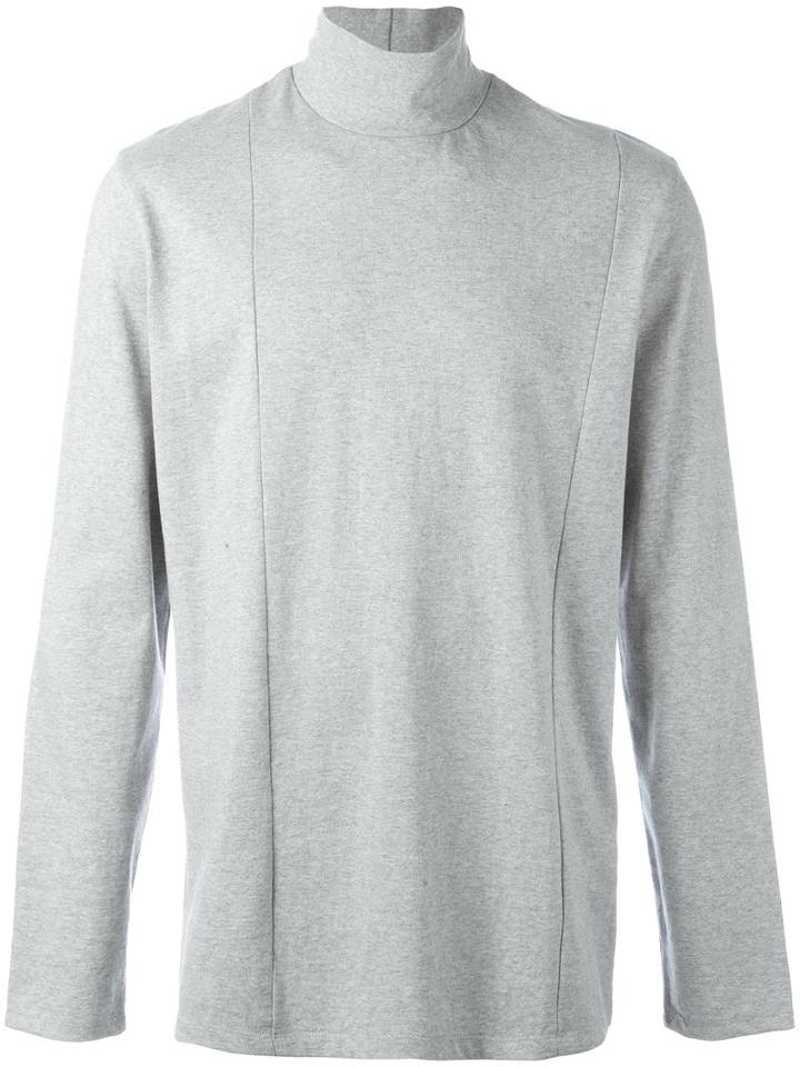 Plac Cutout Turtleneck Sweatshirt, Men's, Size: Large, Grey, Cotton