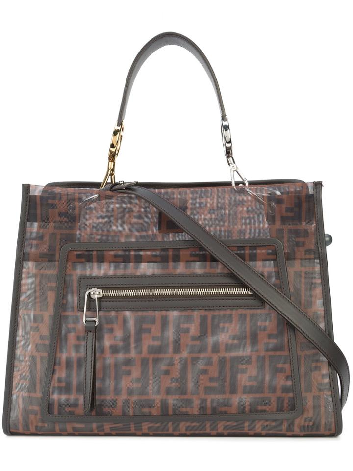 Fendi Runaway Tote Bag - Brown