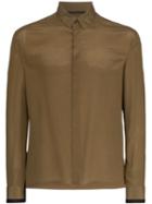 Haider Ackermann Polka-dot Long-sleeve Shirt - Green