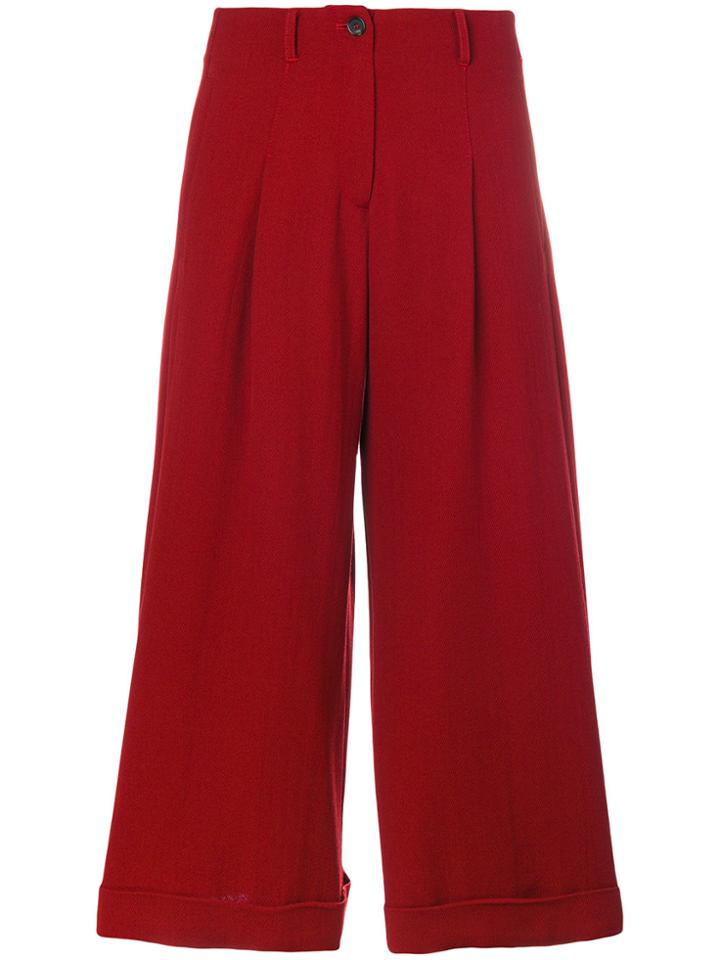 Société Anonyme Dietrich Cropped Trousers - Red