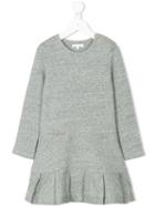 Chloé Kids - Peplum Hem Dress - Kids - Cotton/polyester - 8 Yrs, Grey
