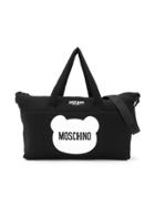 Moschino Kids Teddy Logo Changing Bag - Black