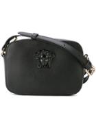 Versace Small 'palazzo Medusa' Shoulder Bag, Women's, Black, Leather