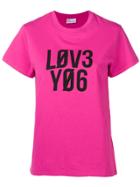 Red Valentino Love You T-shirt - Pink & Purple