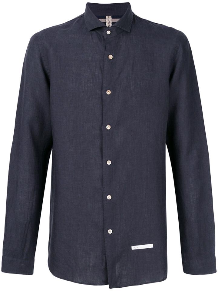 Dnl Designer Navy Shirt - Blue