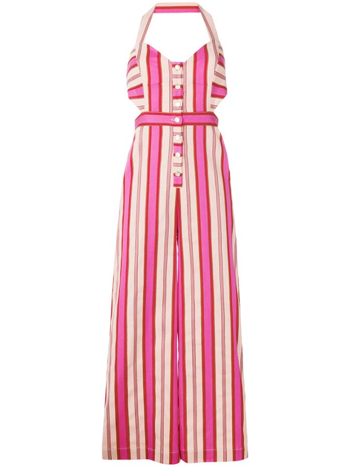 Temperley London Pine Tree Jumpsuit - Red