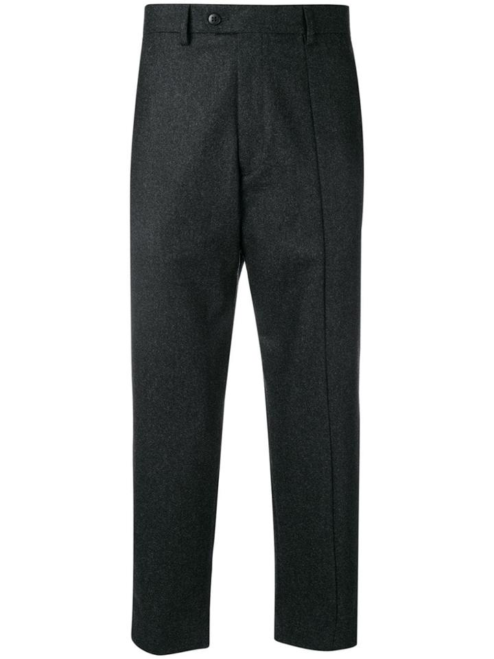 Sartorial Monk Slim-fit Tailored Trousers - Grey