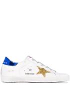 Golden Goose Gg Superstar Worn-effect Sneakers - White