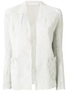 Salvatore Santoro Perforated Jacket - White
