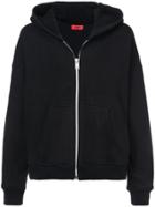 424 Fairfax Zipped Hoodie - Black