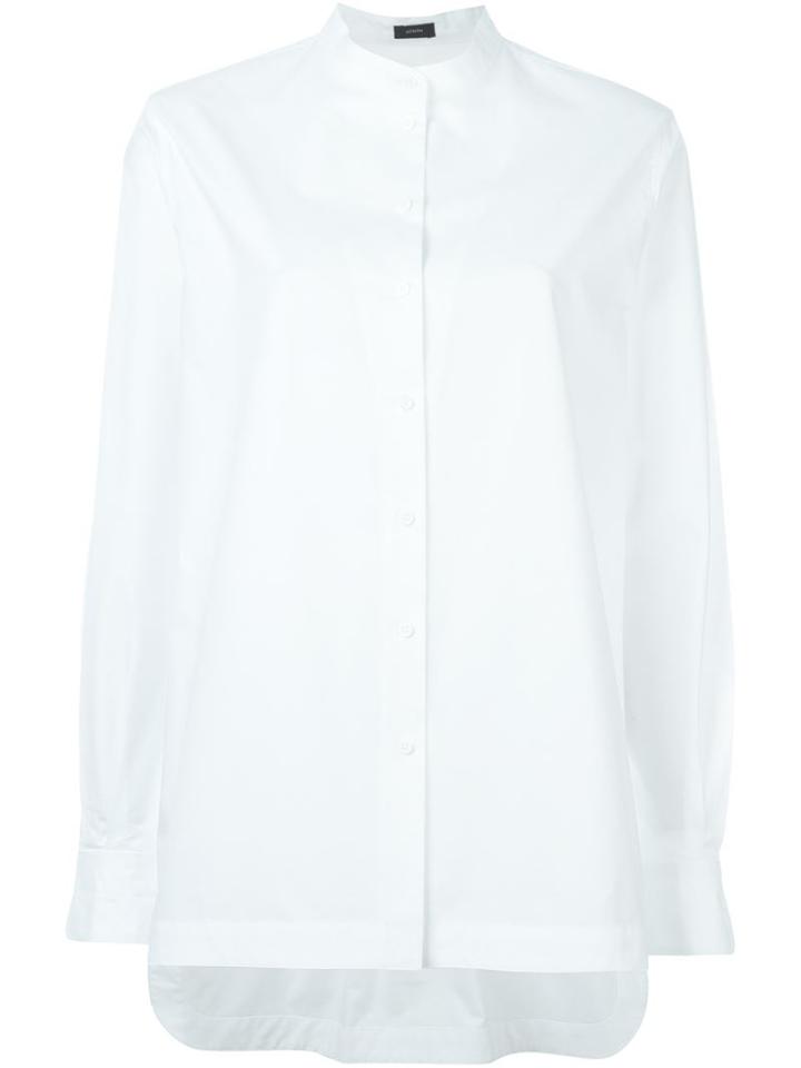 Joseph Band Collar Loose Shirt