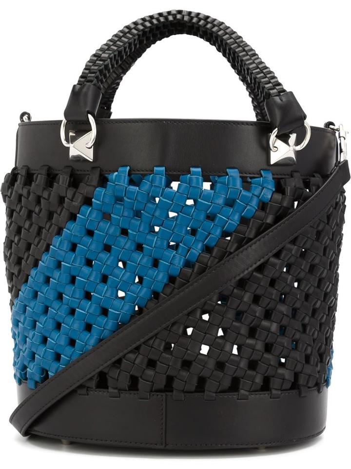 Sonia Rykiel Woven Leather Shoulder Bag