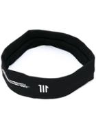 Julius - Logo Print Headband - Men - Nylon/polyurethane/rayon - One Size, Black, Nylon/polyurethane/rayon