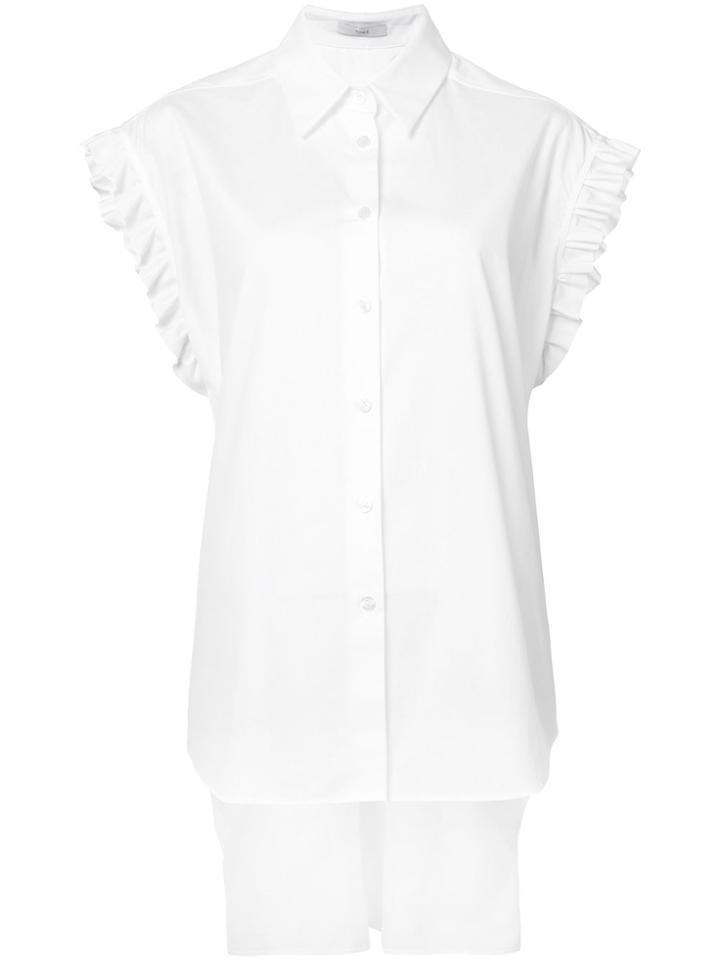 Tome Frill Sleeve Blouse - White
