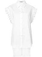 Tome Frill Sleeve Blouse - White