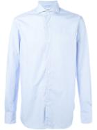 Aspesi Thin Stripe Shirt, Men's, Size: 39, Blue, Cotton