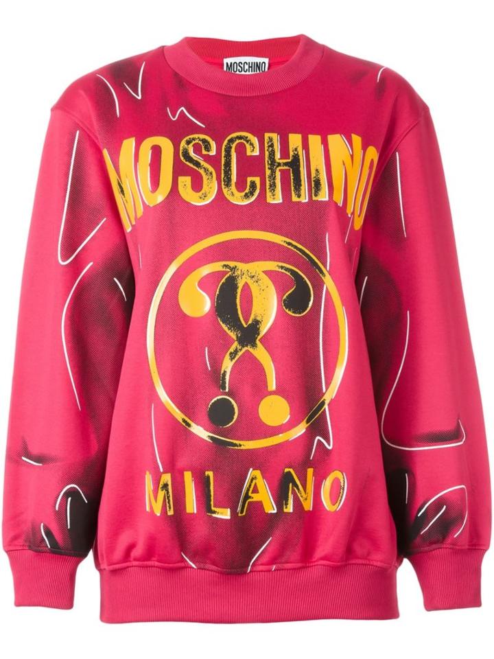 Moschino Trompe L'oeil Logo Sweatshirt