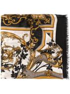 Dolce & Gabbana Baroque Printed Scarf - Black