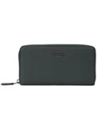 Coach Polished Pebble Leather Accordion Zip Wallet - Green