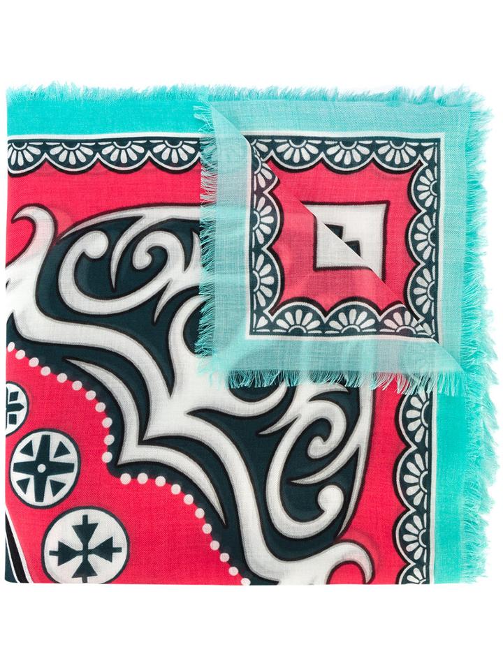 Mary Katrantzou - Large Gaia Print Scarf - Women - Modal/cashmere - One Size, Modal/cashmere
