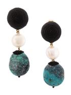 Rebecca De Ravenel Multi-charm Earrings - Blue