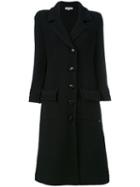 Sonia Rykiel Vintage Chunky Knit Coat, Women's, Size: 38, Black