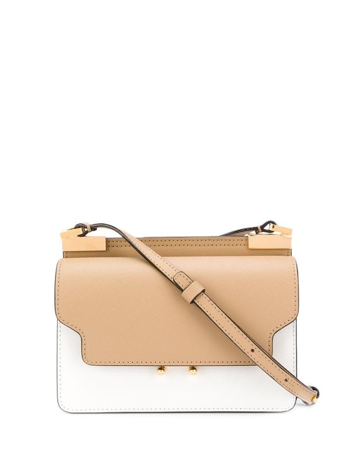Marni Trunk Crossbody Bag - Neutrals