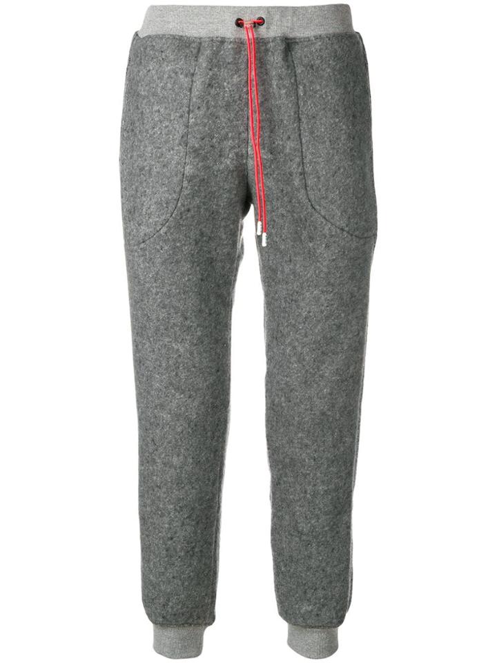 Julien David Drawstring Track Pants - Grey