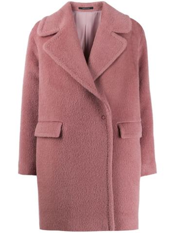 Tagliatore Wool Single Breasted Coat - Pink
