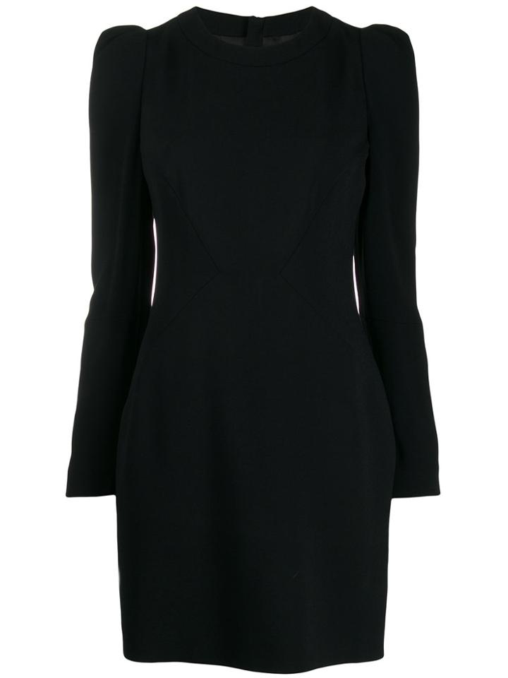 Paule Ka Structured Short Dress - Black