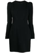 Paule Ka Structured Short Dress - Black