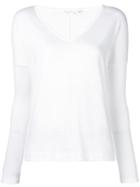 Rag & Bone V-neck Jumper - White