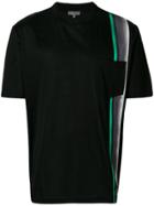 Lanvin Contrast Stripe T-shirt - Black