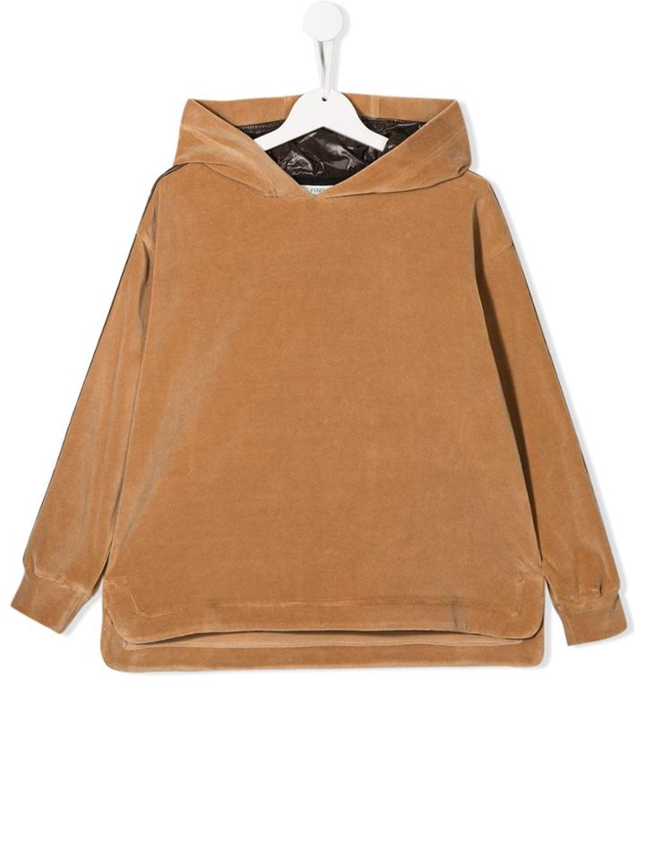 Fendi Kids Hooded Sweatshirt - Brown
