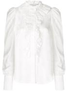 Stella Mccartney Ruffle Trim Shirt - White
