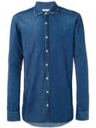 Paolo Pecora - Denim Shirt - Men - Cotton - 42, Blue, Cotton